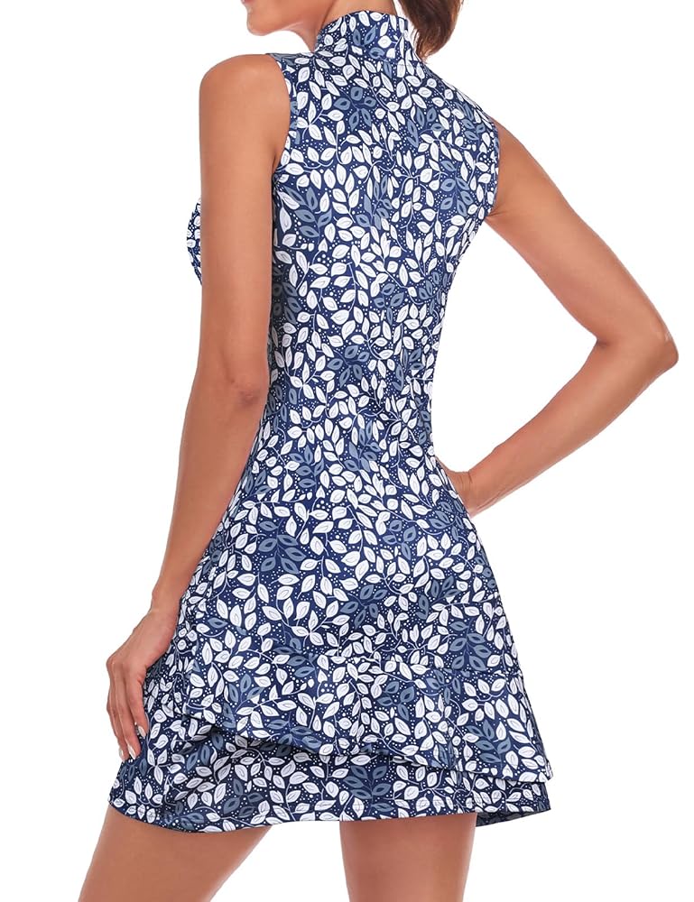 Viracy Tennis Dress for Women with Built in Shorts, Pockets